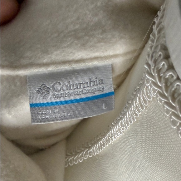 Columbia White Fleece Jacket - Picture 2 of 4